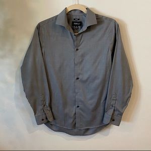 Kenneth Cole Non Iron Slim Fit Button Down Shirt